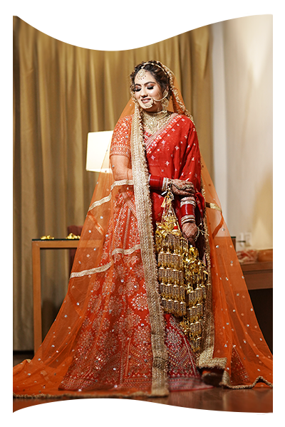 Dev and Kaffy bridal makeup artistry